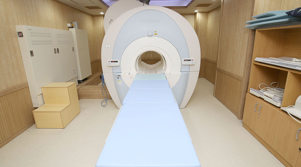 인본병원 파주운정점 3층 영상의학과 MRI검사실 입니다.